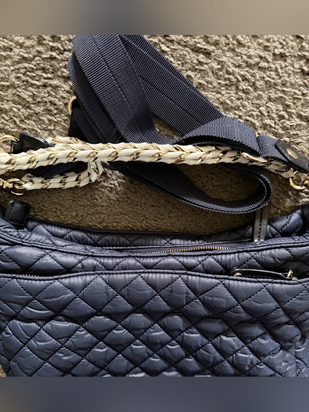 MZ Wallace Crosby Hobo - Navy - Picture 9 of 12
